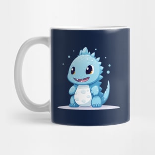 Cute blue Godzilla Mug